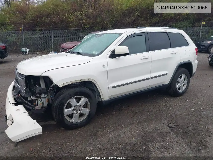 1J4RR4GGXBC510066 2011 Jeep Grand Cherokee Laredo