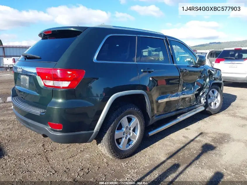 1J4RS4GGXBC577903 2011 Jeep Grand Cherokee Laredo