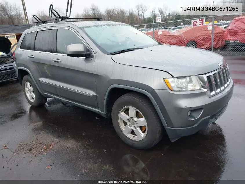 1J4RR4GG4BC671268 2011 Jeep Grand Cherokee Laredo