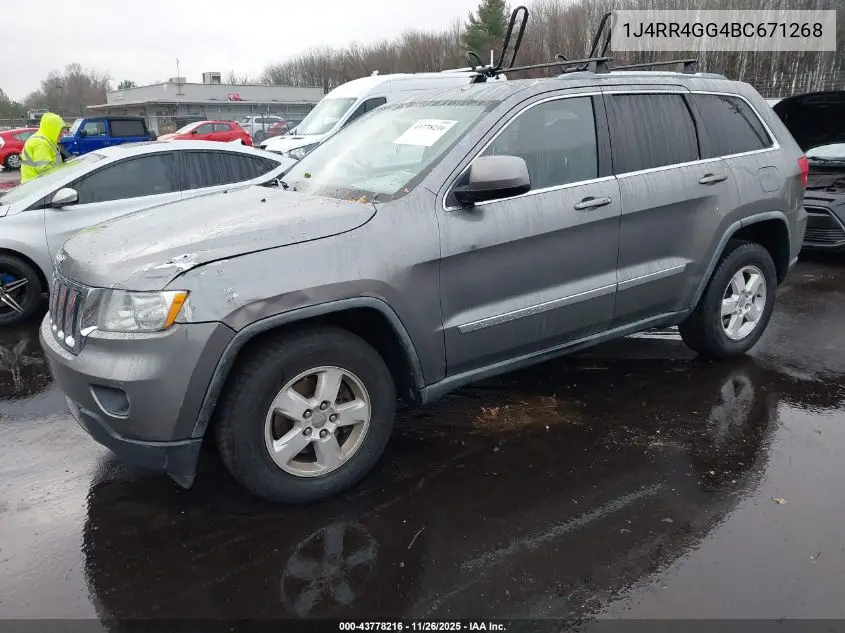 1J4RR4GG4BC671268 2011 Jeep Grand Cherokee Laredo