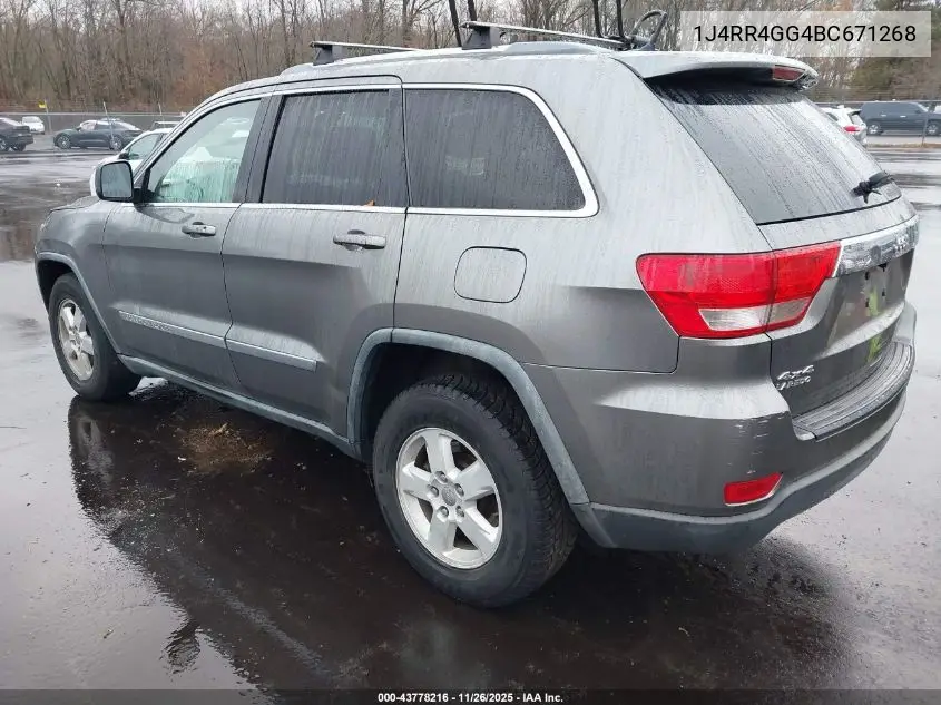 1J4RR4GG4BC671268 2011 Jeep Grand Cherokee Laredo