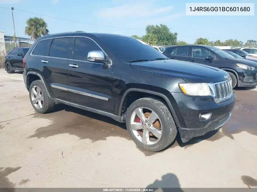 1J4RS6GG1BC601680 2011 Jeep Grand Cherokee Overland