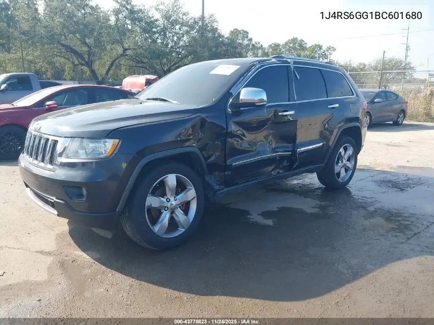 1J4RS6GG1BC601680 2011 Jeep Grand Cherokee Overland