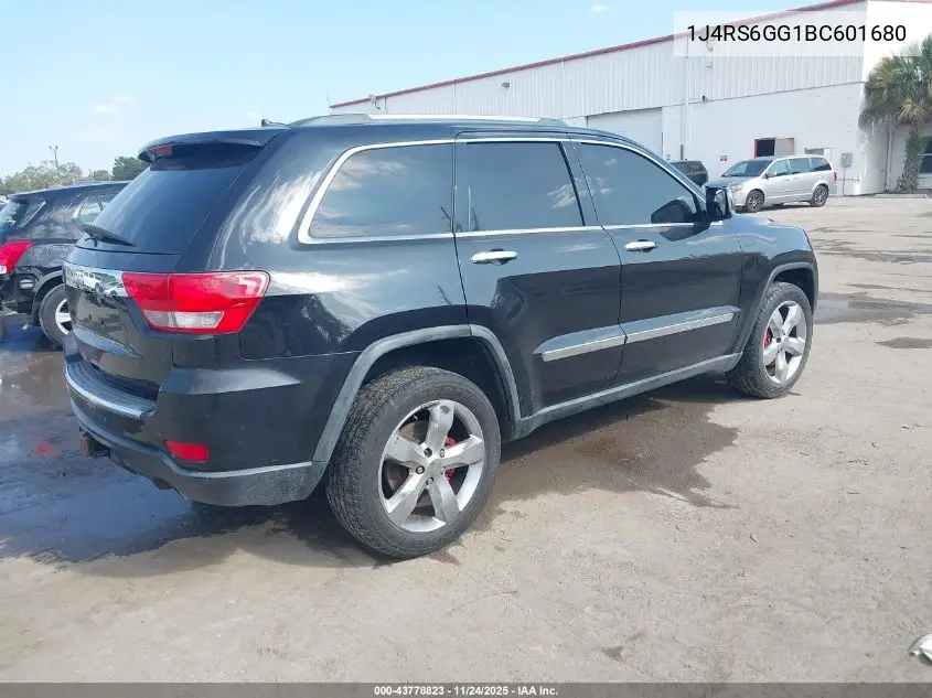 1J4RS6GG1BC601680 2011 Jeep Grand Cherokee Overland