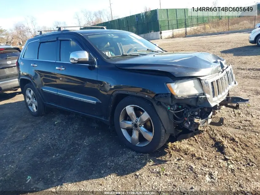 1J4RR6GT4BC605649 2011 Jeep Grand Cherokee Overland