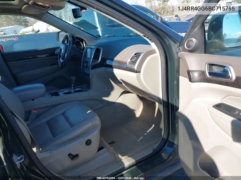 1J4RR4GG6BC715755 2011 Jeep Grand Cherokee Laredo
