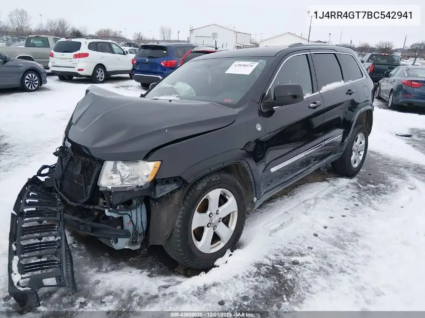 1J4RR4GT7BC542941 2011 Jeep Grand Cherokee Laredo
