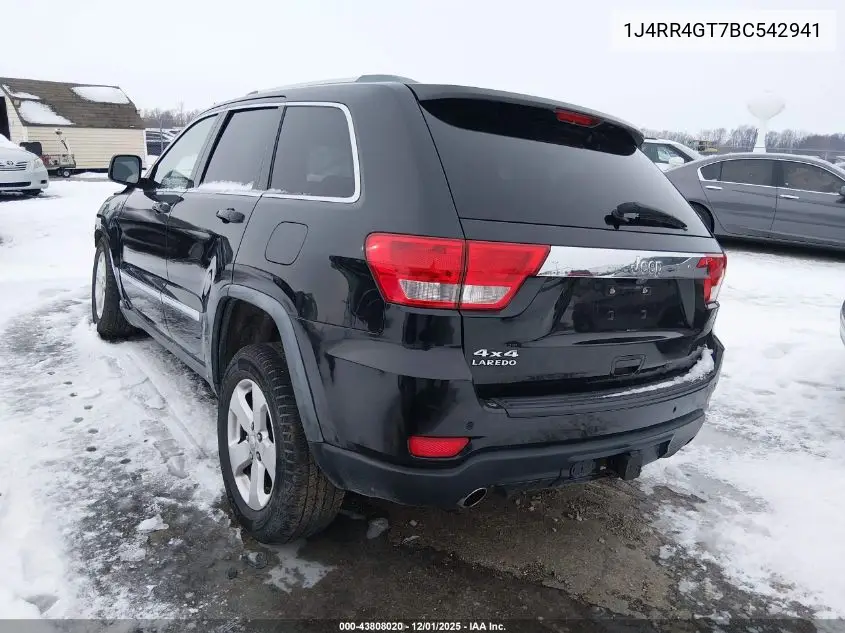 1J4RR4GT7BC542941 2011 Jeep Grand Cherokee Laredo
