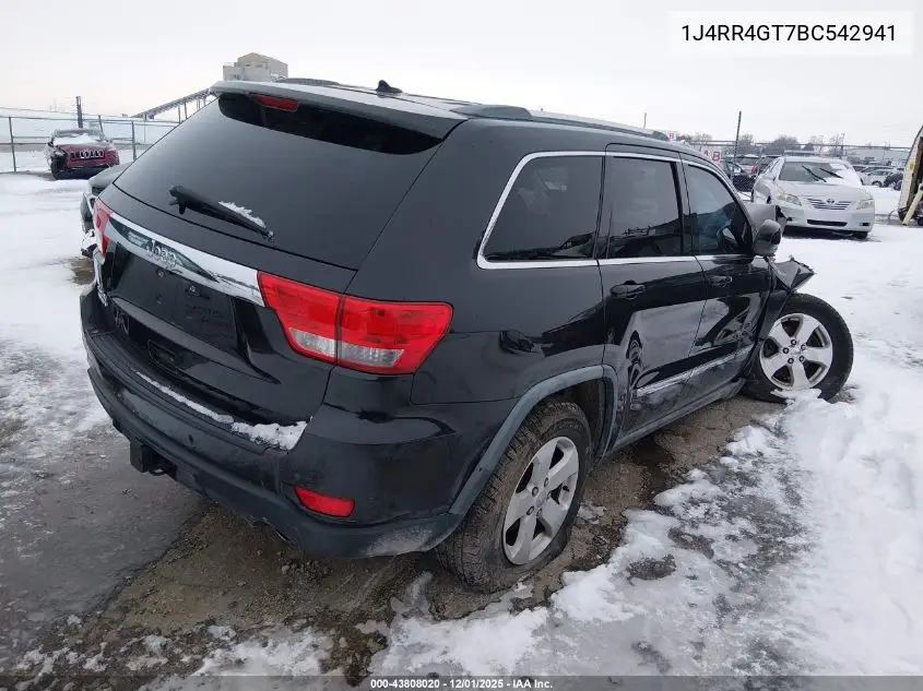 1J4RR4GT7BC542941 2011 Jeep Grand Cherokee Laredo