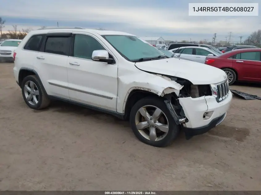 1J4RR5GT4BC608027 2011 Jeep Grand Cherokee Limited