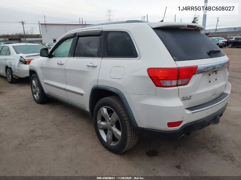 1J4RR5GT4BC608027 2011 Jeep Grand Cherokee Limited