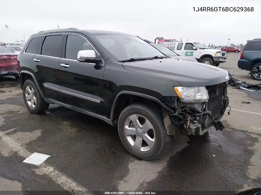 1J4RR6GT6BC629368 2011 Jeep Grand Cherokee Overland