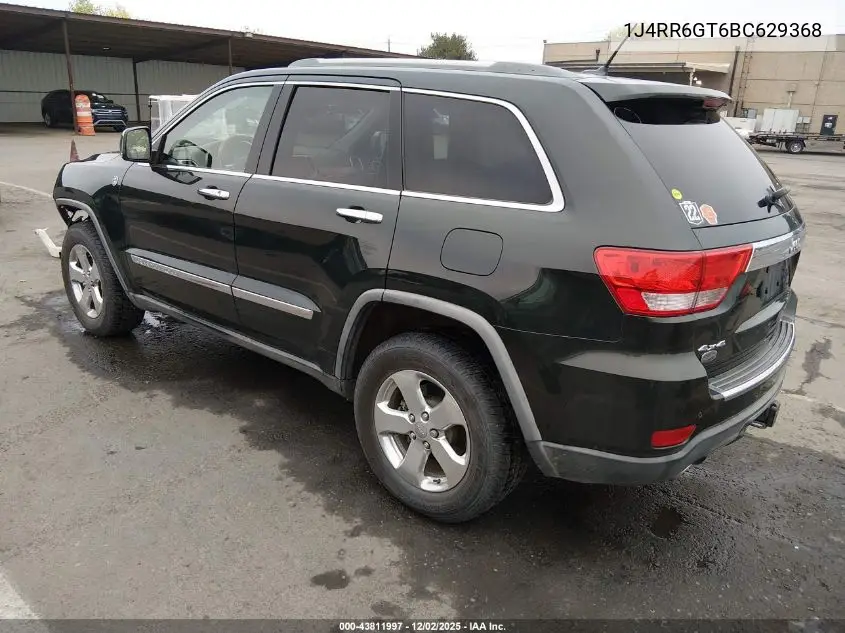 1J4RR6GT6BC629368 2011 Jeep Grand Cherokee Overland