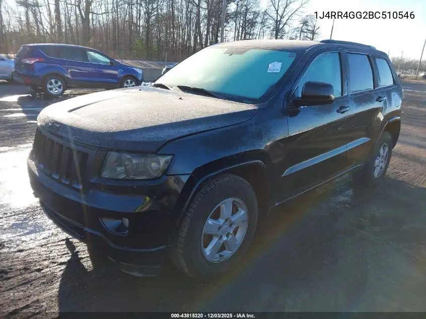 1J4RR4GG2BC510546 2011 Jeep Grand Cherokee Laredo