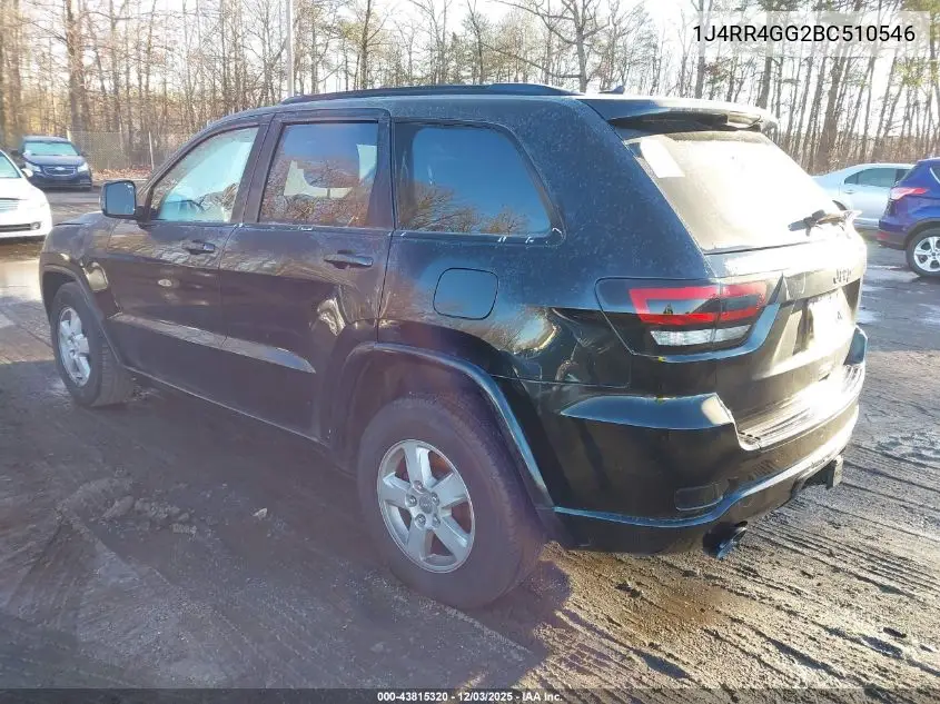 1J4RR4GG2BC510546 2011 Jeep Grand Cherokee Laredo