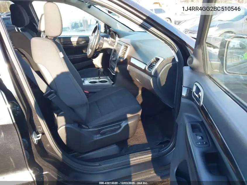 1J4RR4GG2BC510546 2011 Jeep Grand Cherokee Laredo