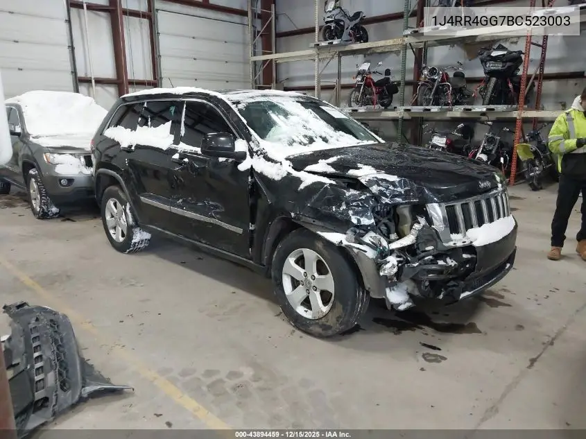 1J4RR4GG7BC523003 2011 Jeep Grand Cherokee Laredo