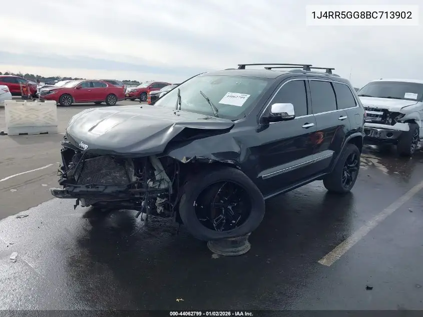1J4RR5GG8BC713902 2011 Jeep Grand Cherokee Limited