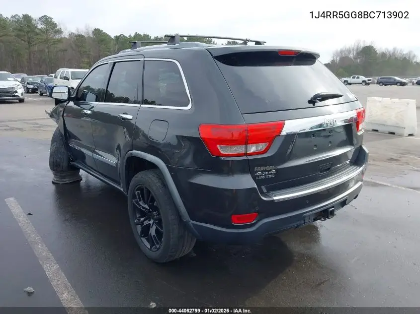 1J4RR5GG8BC713902 2011 Jeep Grand Cherokee Limited