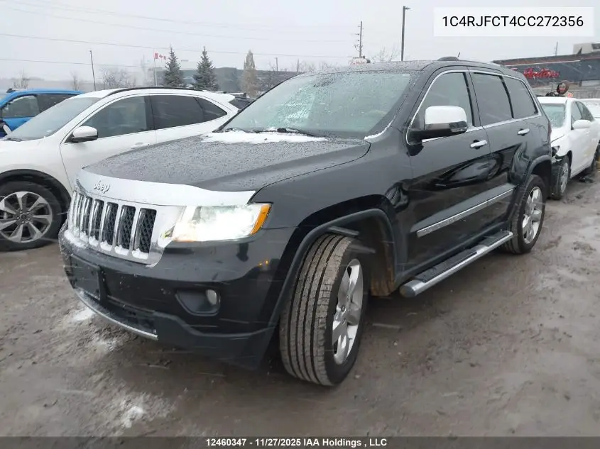 1C4RJFCT4CC272356 2012 Jeep Grand Cherokee