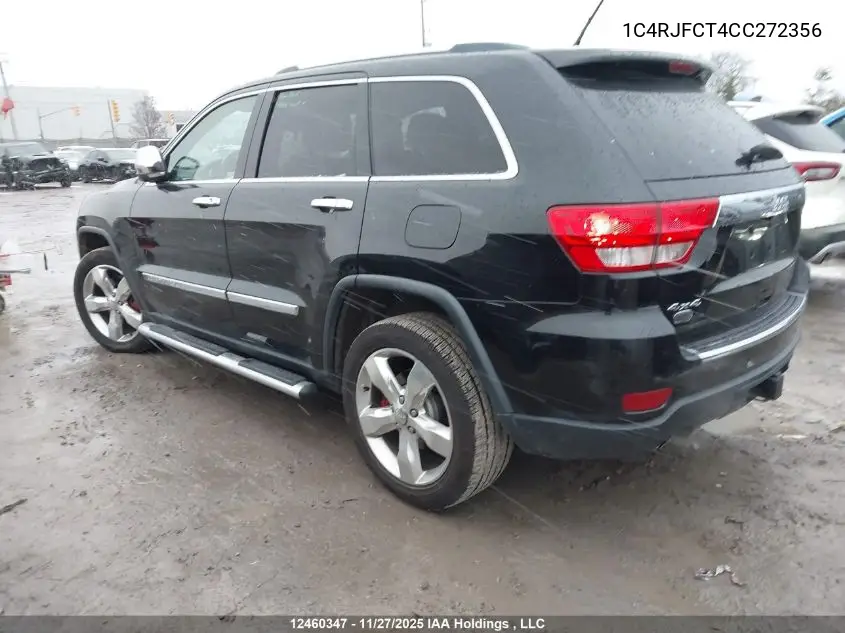 1C4RJFCT4CC272356 2012 Jeep Grand Cherokee
