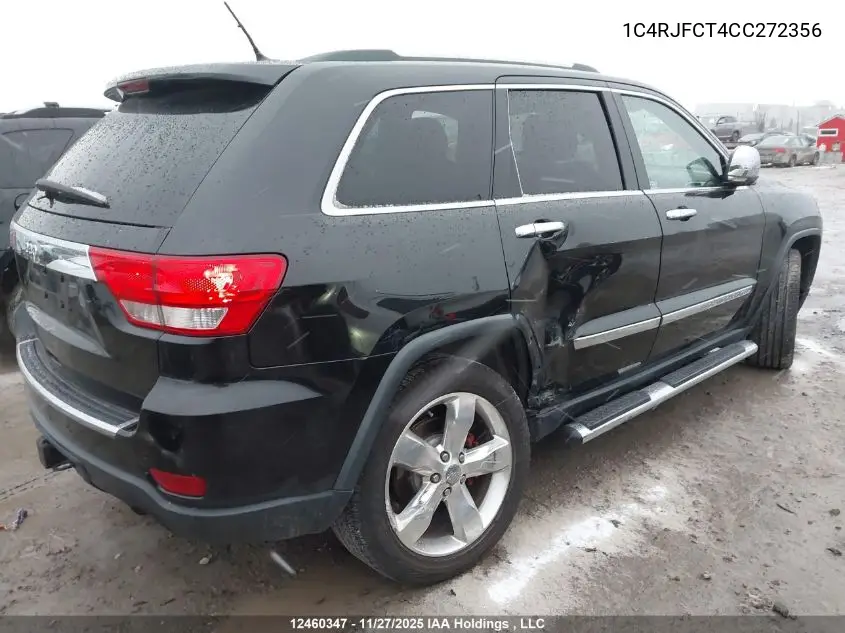1C4RJFCT4CC272356 2012 Jeep Grand Cherokee