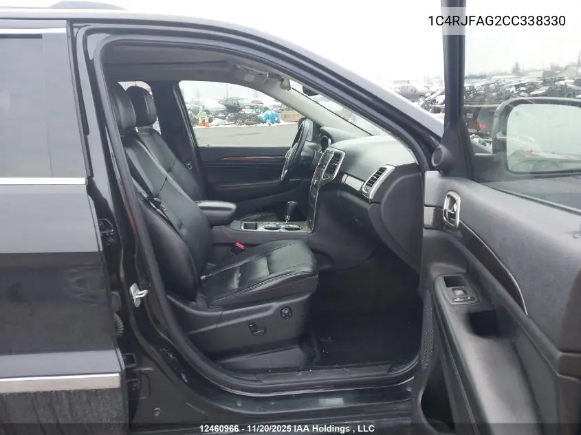 1C4RJFAG2CC338330 2012 Jeep Grand Cherokee Laredo