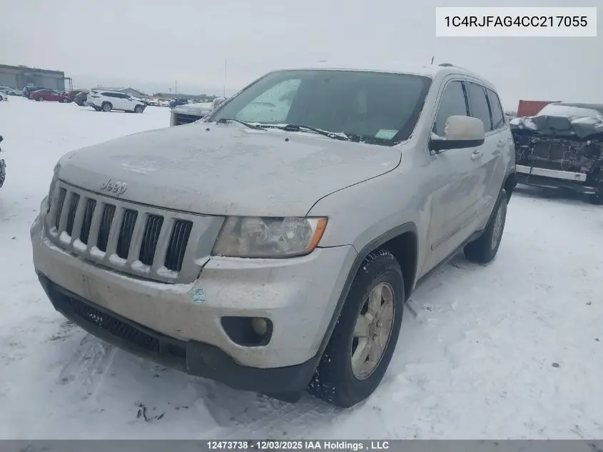 1C4RJFAG4CC217055 2012 Jeep Grand Cherokee Laredo