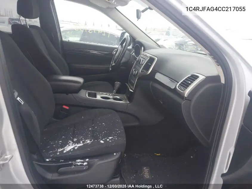 1C4RJFAG4CC217055 2012 Jeep Grand Cherokee Laredo