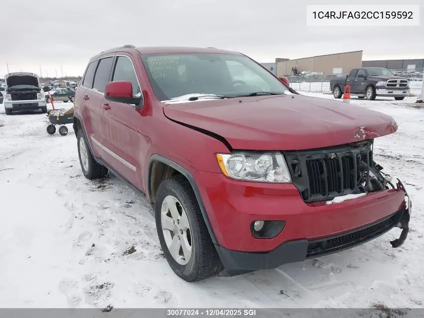 1C4RJFAG2CC159592 2012 Jeep Grand Cherokee Laredo