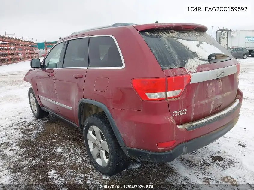 1C4RJFAG2CC159592 2012 Jeep Grand Cherokee Laredo