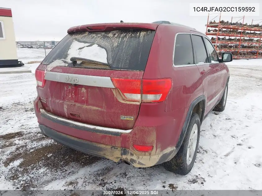 1C4RJFAG2CC159592 2012 Jeep Grand Cherokee Laredo