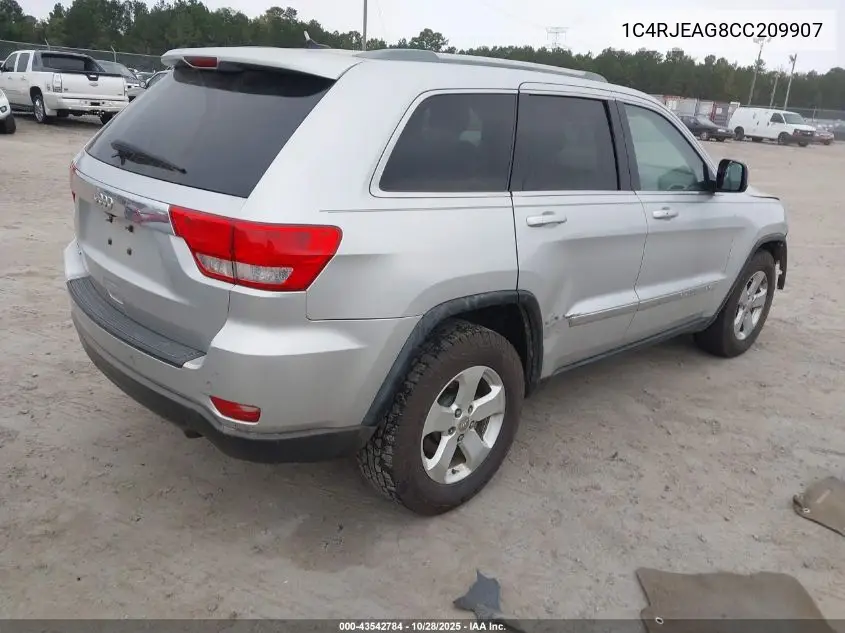 1C4RJEAG8CC209907 2012 Jeep Grand Cherokee Laredo