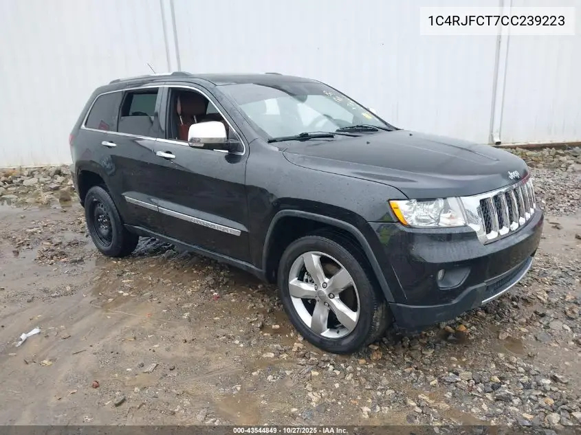 1C4RJFCT7CC239223 2012 Jeep Grand Cherokee Overland