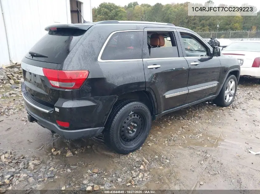 1C4RJFCT7CC239223 2012 Jeep Grand Cherokee Overland