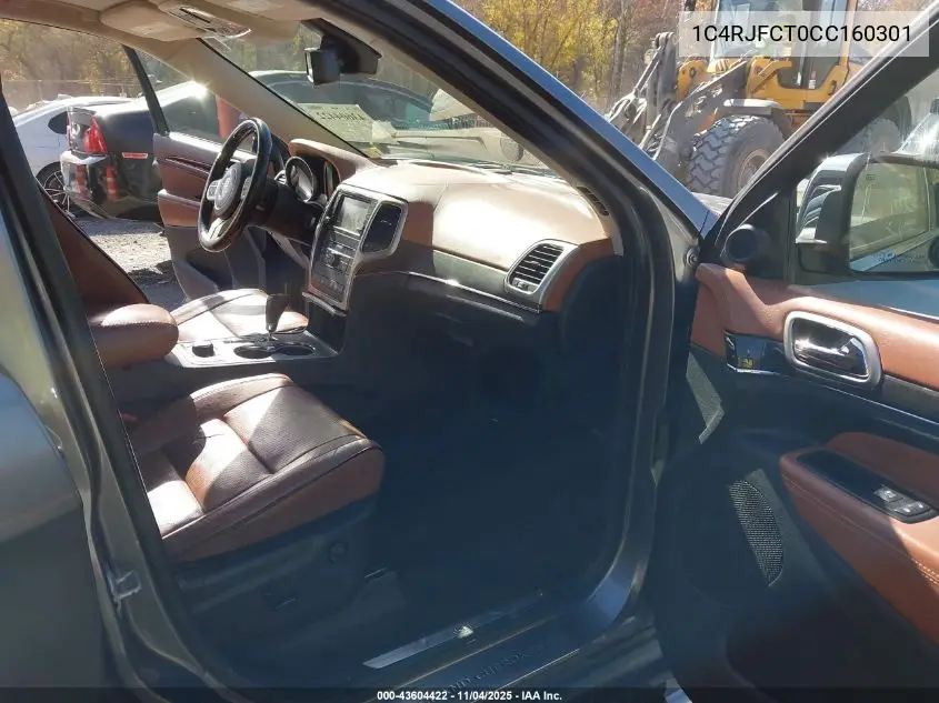 1C4RJFCT0CC160301 2012 Jeep Grand Cherokee Overland