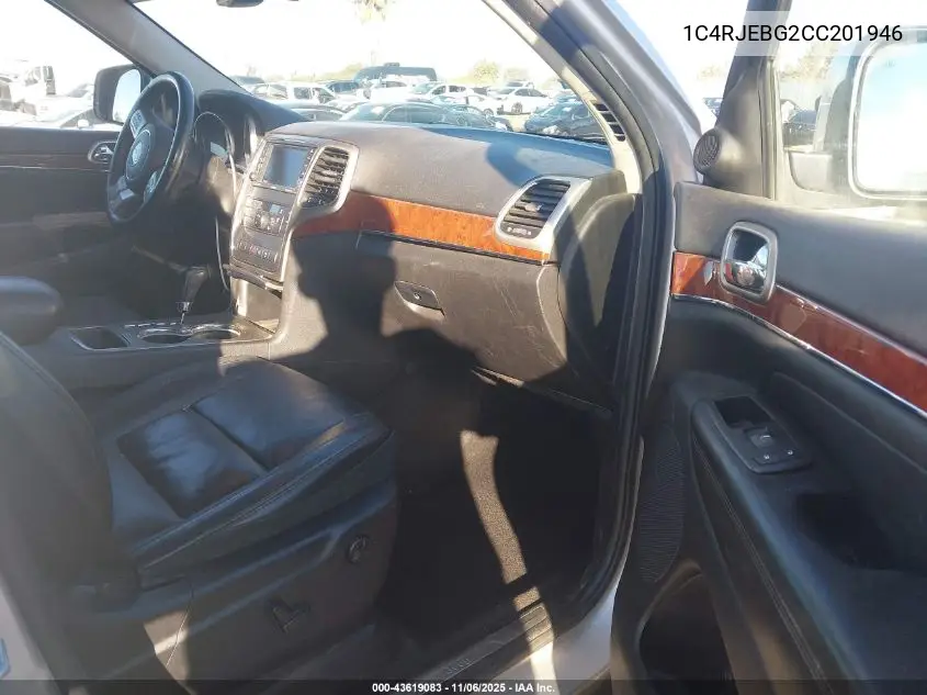 1C4RJEBG2CC201946 2012 Jeep Grand Cherokee Limited