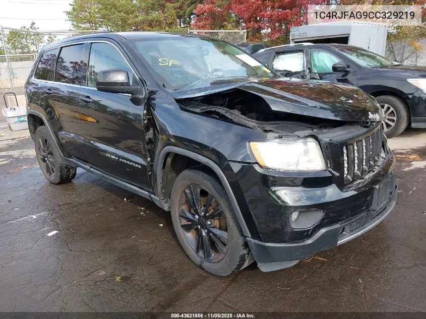 1C4RJFAG9CC329219 2012 Jeep Grand Cherokee Laredo