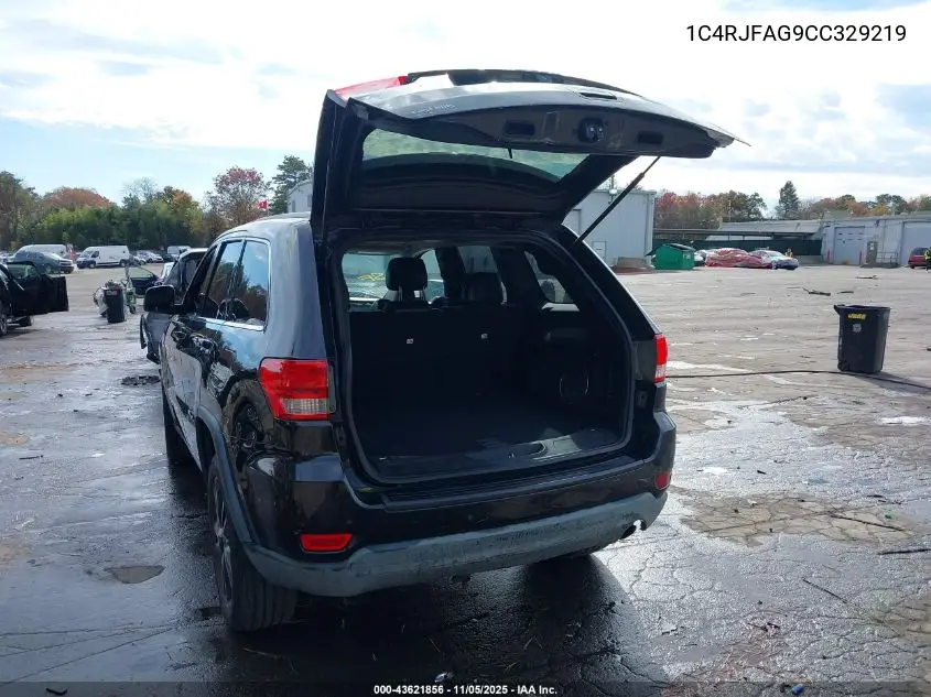 1C4RJFAG9CC329219 2012 Jeep Grand Cherokee Laredo