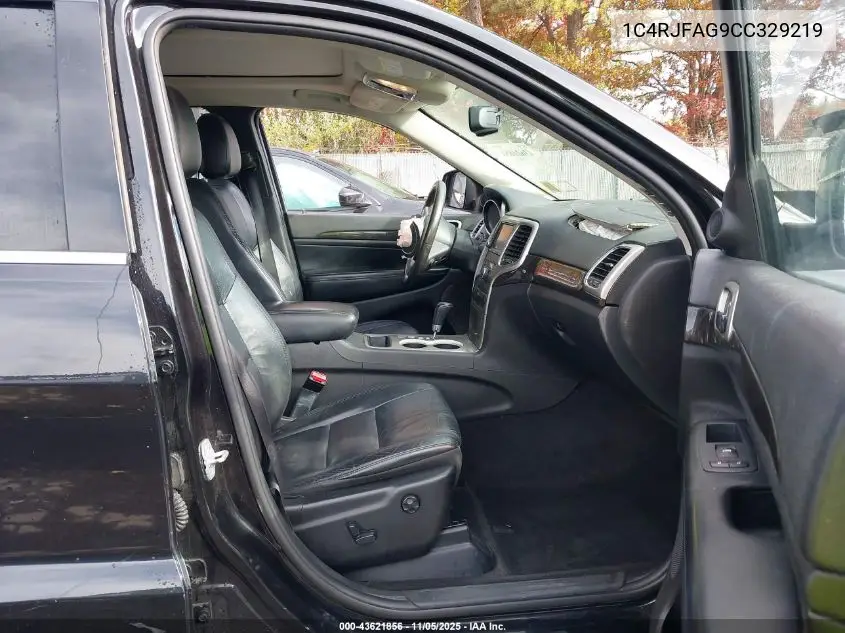 1C4RJFAG9CC329219 2012 Jeep Grand Cherokee Laredo