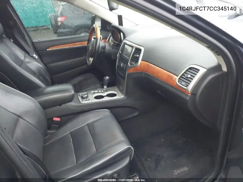 1C4RJFCT7CC345140 2012 Jeep Grand Cherokee Overland