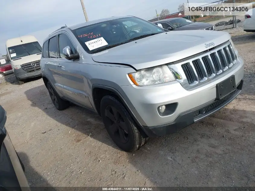 1C4RJFBG6CC134306 2012 Jeep Grand Cherokee Limited