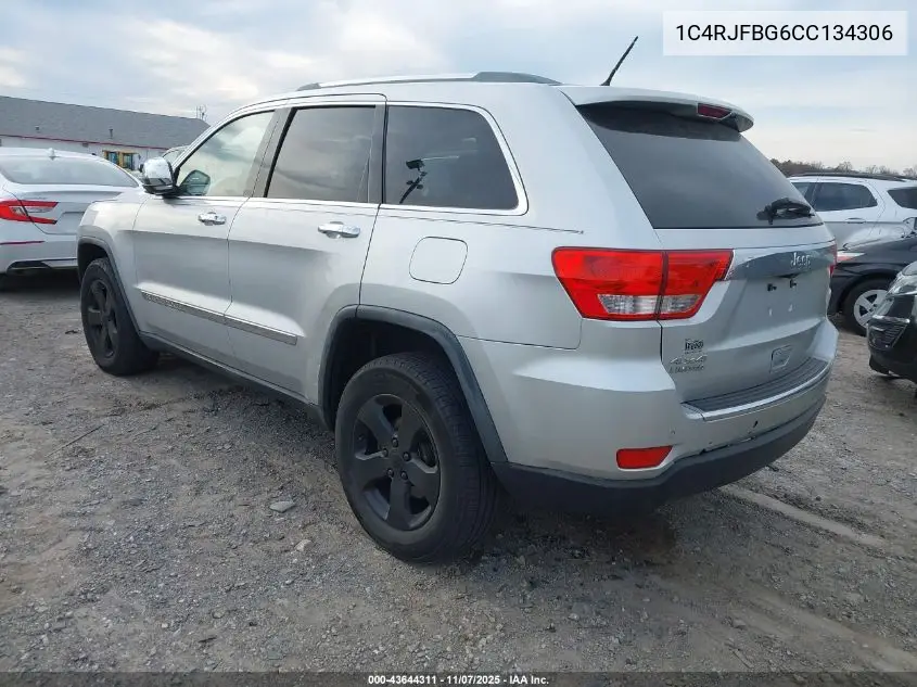 1C4RJFBG6CC134306 2012 Jeep Grand Cherokee Limited