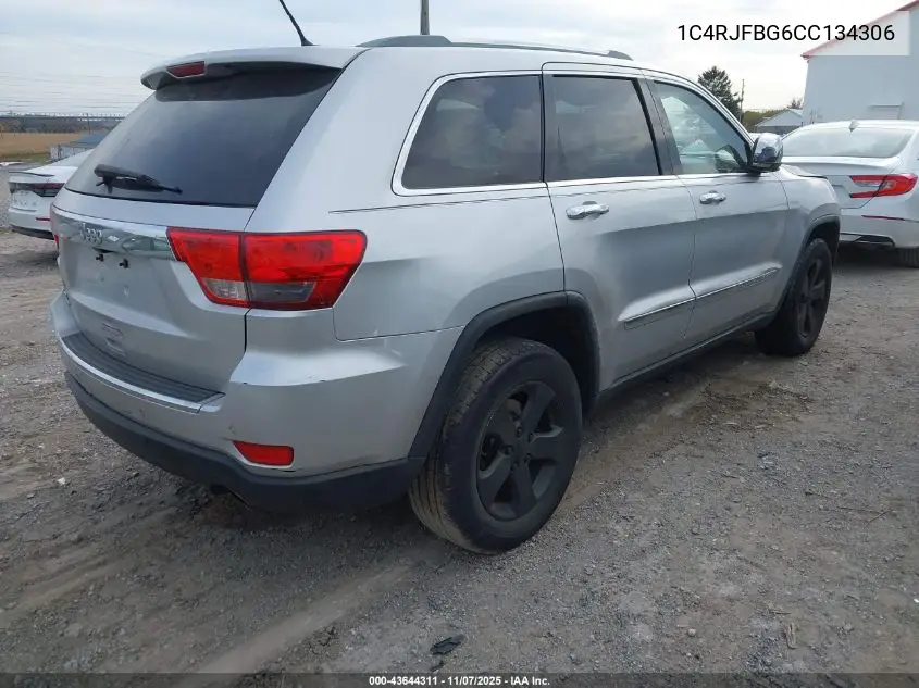 1C4RJFBG6CC134306 2012 Jeep Grand Cherokee Limited