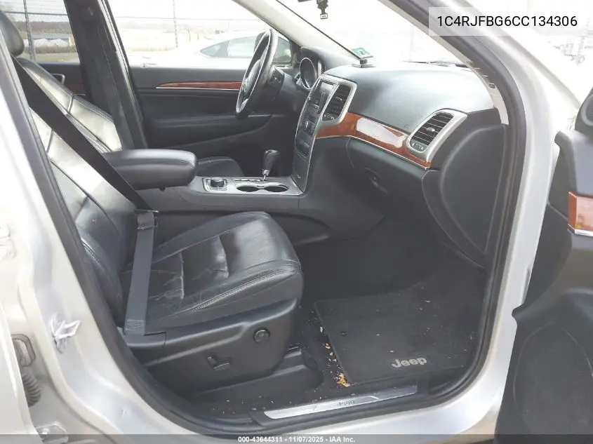 1C4RJFBG6CC134306 2012 Jeep Grand Cherokee Limited