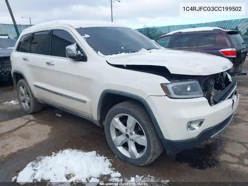1C4RJFCG3CC199502 2012 Jeep Grand Cherokee Overland