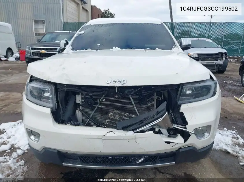 1C4RJFCG3CC199502 2012 Jeep Grand Cherokee Overland