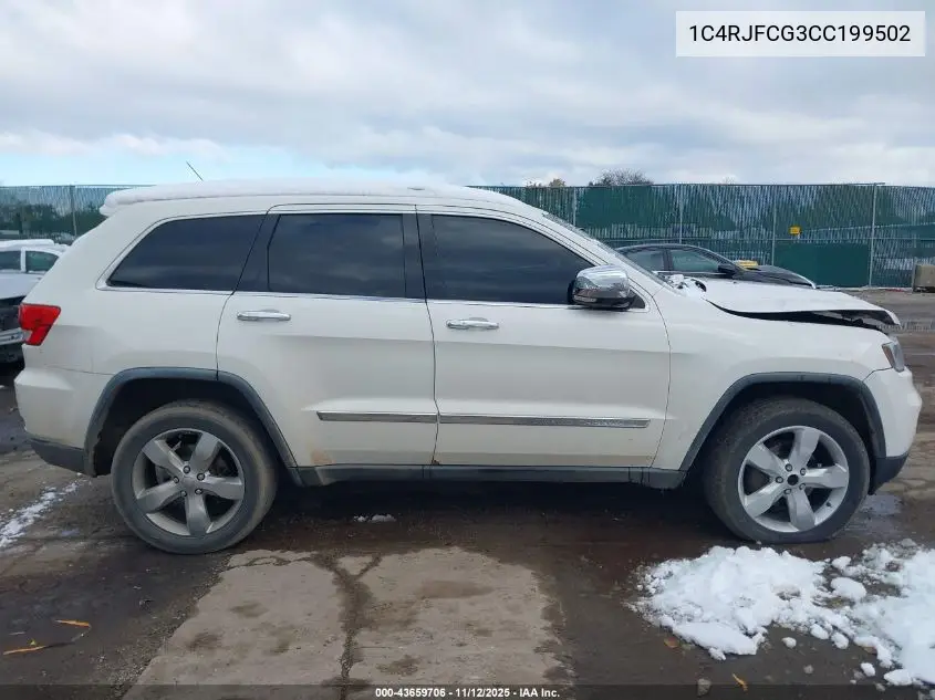 1C4RJFCG3CC199502 2012 Jeep Grand Cherokee Overland
