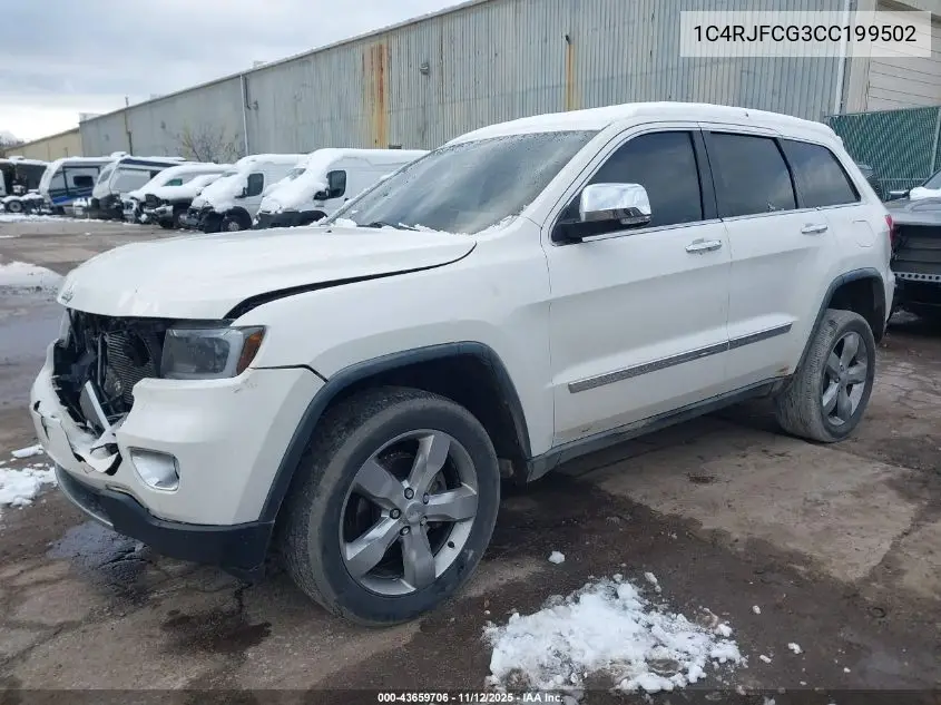 1C4RJFCG3CC199502 2012 Jeep Grand Cherokee Overland