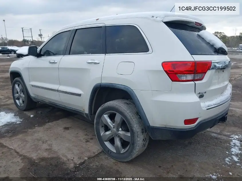 1C4RJFCG3CC199502 2012 Jeep Grand Cherokee Overland